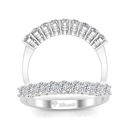 0,54 Karat Yarımtur Pırlanta Yüzük