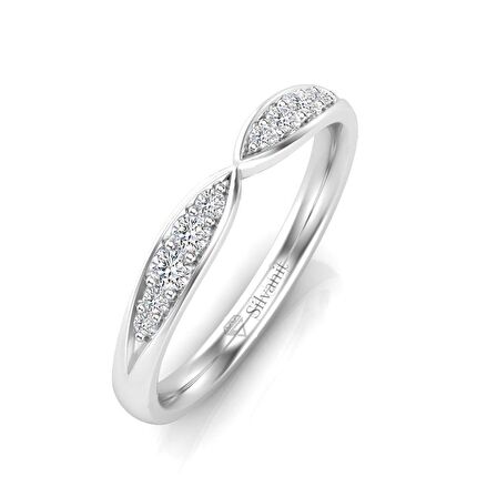 0,15 Karat Yarımtur Pırlanta Yüzük