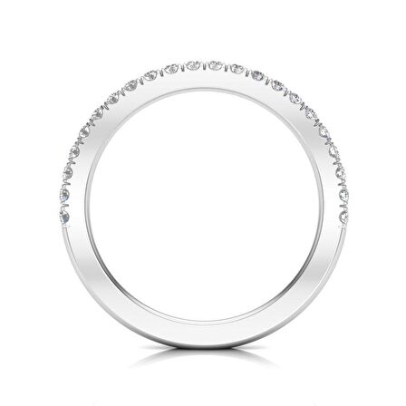 0,15 Karat Yarımtur Pırlanta Yüzük