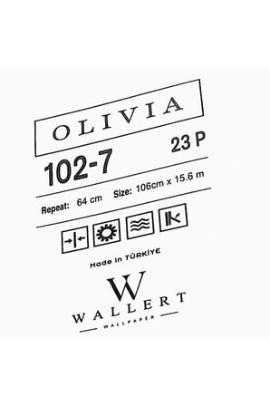 modern vinil duvar kağıdı 102-7 | wallert olivia, vizon, kağıt taban taban + vinil kaplama - 16.5 m²