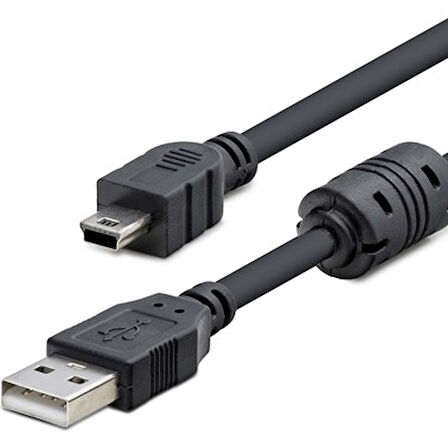 5PİN KABLO 1 METRE USB 2.0 AM/MİNİ PLTN
