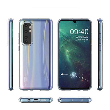 Gpack Xiaomi Mi Note 10 Lite Kılıf Süper Silikon KorumaFull Kapatan Ekran