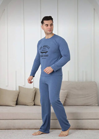 ERKEK UZUN KOL PENYE PİJAMA TAKIMI