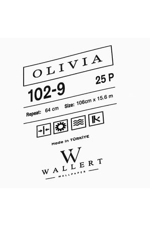 modern vinil duvar kağıdı 102-9 | wallert olivia, vizon, kağıt taban taban + vinil kaplama - 16.5 m²