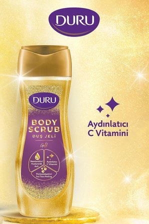 Duru Body Scrub Gold Duş Jeli 2x450 Ml