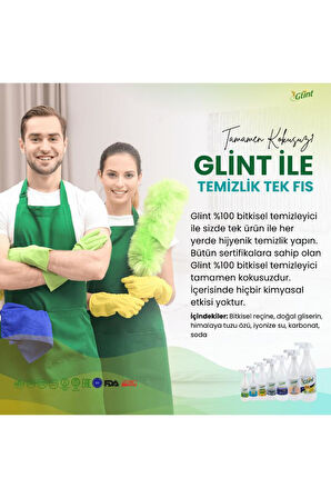 GLİNT 1 Litre %100 Küf Fırın Izgara Temizleyici Yağ Sökücü Çok Amaçlı Yüzey Temizleyici