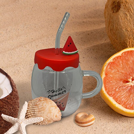 Kapamarka Karpuz Tasarımlı Kupa Bardak