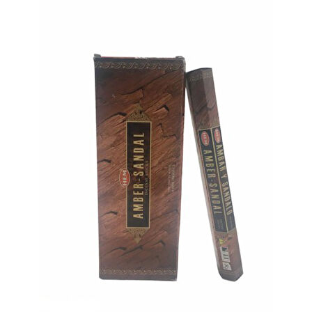Kapamarka Hem Amber Sandal Aromalı Çubuk Tütsü