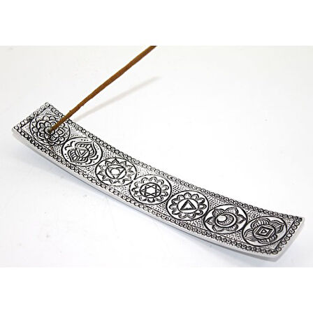 Kapamarka Metal Kayık 7 Çakra (Chakra) Tütsülük
