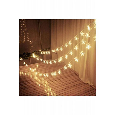 Kapamarka 3 Metre Yıldız Şekilli LED Işık