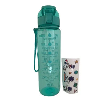 Kapamarka Motivasyon Su Matarası 1 Litre