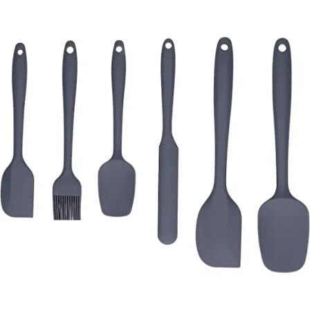 Kapamarka Silikon Spatula ve Fırça Seti