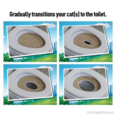 Kapamarka CitiKitty Kedi Tuvalet Eğitim Seti