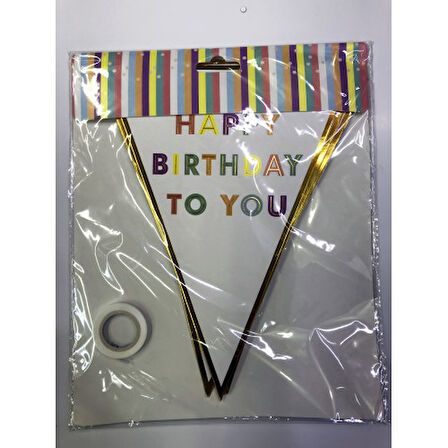Kapamarka Happy Birthday To You Flama Bayrak SÃ¼sÃ¼