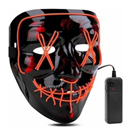 Kapamarka LED Işıklı Yeşil Maske
