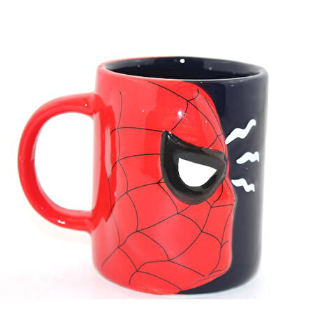 Kapamarka Porselen Spiderman Kupa Bardak
