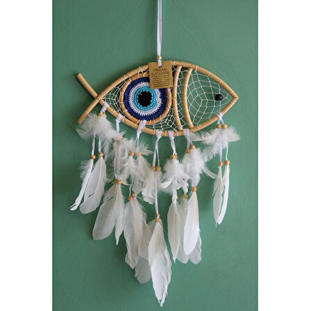 Kapamarka Rüya Kapanı Dream Catcher Balık Tasarımı