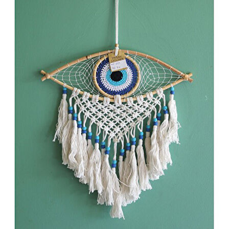Kapamarka Rüya Kapanı Dream Catcher Göz Tasarımı Model 2