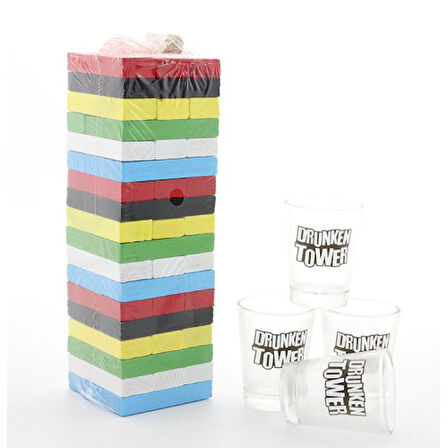 Kapamarka Jenga Shot Bardak Oyunu Model 1