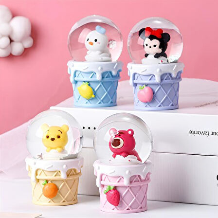 Kapamarka Mickey Mouse Işıklı Kar Küresi Model 3