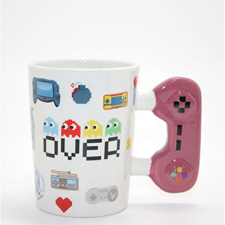 Kapamarka Game Over Porselen Kupa Bardak Model 2
