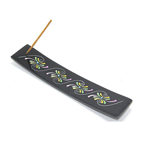 Kapamarka Obsidian Taşı Kayık Tütsülük Model 7