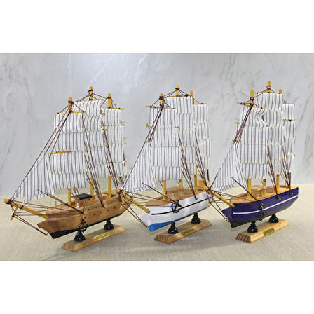 Kapamarka Ahşap Gemi Model 4