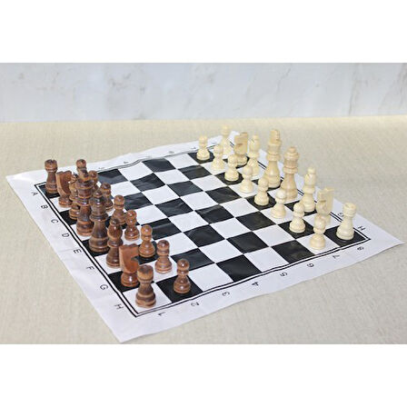 Ahşap Satranç Taşı 8 Cm 