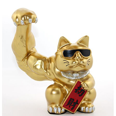 Şanslı Kedi Figürü Model 3 