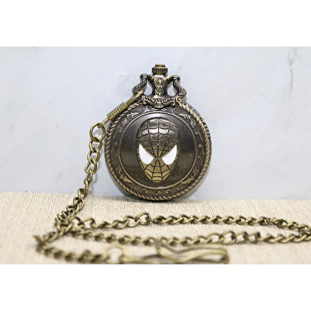 Spiderman Tasarımlı Köstekli Saat Model 2 