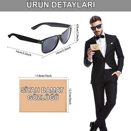 Damat Gözlüğü – Düğün ve Bekarlığa Veda Partisi Aksesuarı