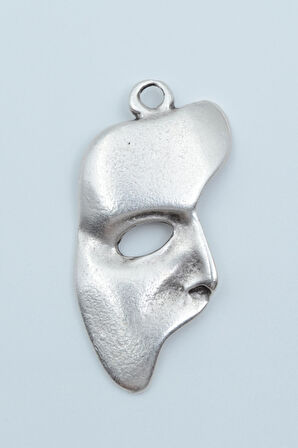 The Phantom Of The Opera - Maske Gümüş Kaplama Kolye Ucu