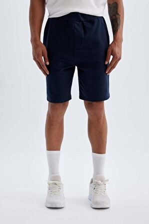 DeFactoFit Standart Fit Sporcu Basic Düz Kısa Paça Şort C0427AX24SMNV146