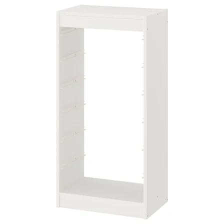 TROFAST beyaz 46x30x94 cm saklama ünitesi iskeleti