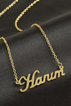 Hanım isimli kolye (Kişiye Özel)