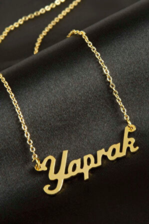 Yaprak isimli kolye (Kişiye Özel)