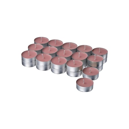 LOTSFAGEL açık pembe 3.5 saat kokulu tealight mum