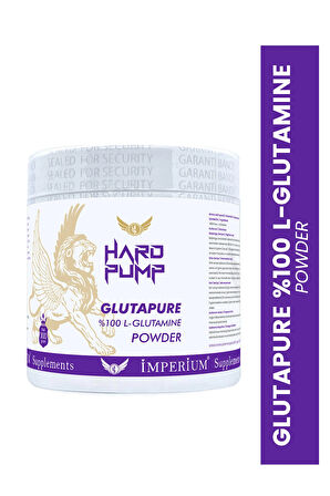 GLUTAPURE- L - GLUTAMİNE PURE %100 SAF GLUTAMİN 300g (60 Service)