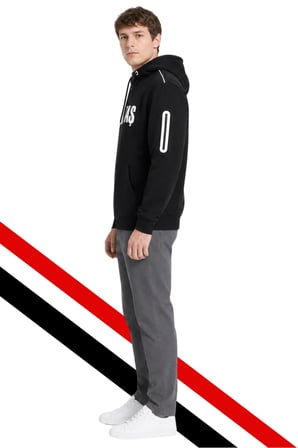 BEŞİKTAŞ ERKEK KAPÜŞONLU SWEATSHIRT LAZER KUTU HEDİYELİ
