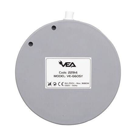 VEA VE-G605Y 5Lİ ANAHTARLI 1.5 METRE GRUP PRİZ