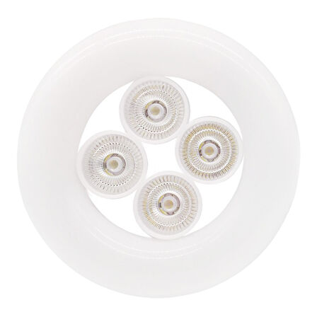 POWERMASTER - KK-902 E27 DUY 48 WATT BEYAZ 4LÜ UFO LED LAMBA