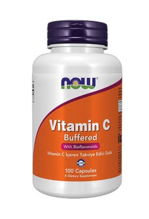 Now Vitamin C Buffered 100 Kapsül