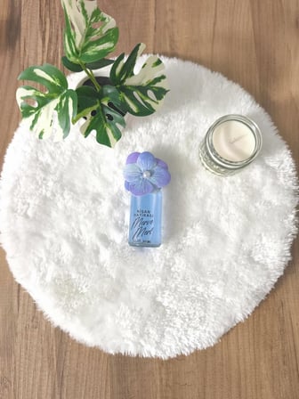 Pamuğum Atelier Ortanca Çiçekli 30 ml İnci Tozlu Kolonyalı Cam Şişe Hediyelik (25 Adet)
