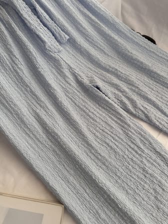 Intive Cool Comfort Waffle Kumaş Pamuklu Nefes Alabilir Basic Yazlık Jogger Pantolon (Cepsiz)