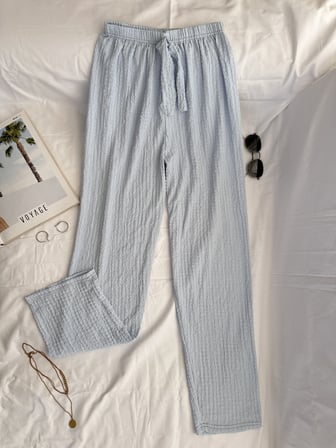 Intive Cool Comfort Waffle Kumaş Pamuklu Nefes Alabilir Basic Yazlık Jogger Pantolon (Cepsiz)