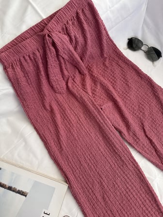 Intive Cool Comfort Waffle Kumaş Pamuklu Nefes Alabilir Basic Yazlık Jogger Pantolon (Cepsiz)