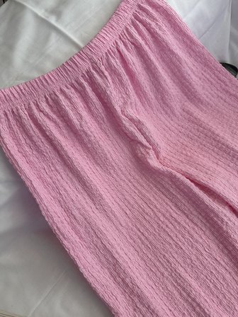 Intive Cool Comfort Waffle Kumaş Pamuklu Nefes Alabilir Basic Yazlık Jogger Pantolon (Cepsiz)