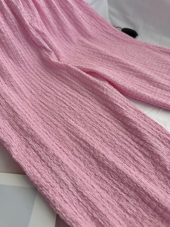 Intive Cool Comfort Waffle Kumaş Pamuklu Nefes Alabilir Basic Yazlık Jogger Pantolon (Cepsiz)
