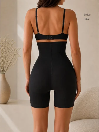 Papatya Yüksek Bel Beli Silikonlu Ultra Yüksek Bel Şort Korse