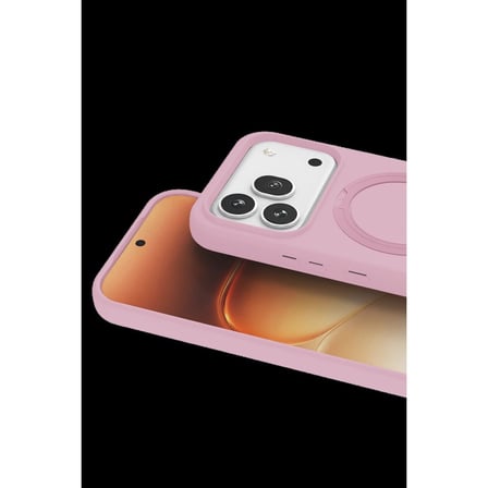 Huawei Honor 600 Regal Magsafe Standlı Kapak - Açık Pembe